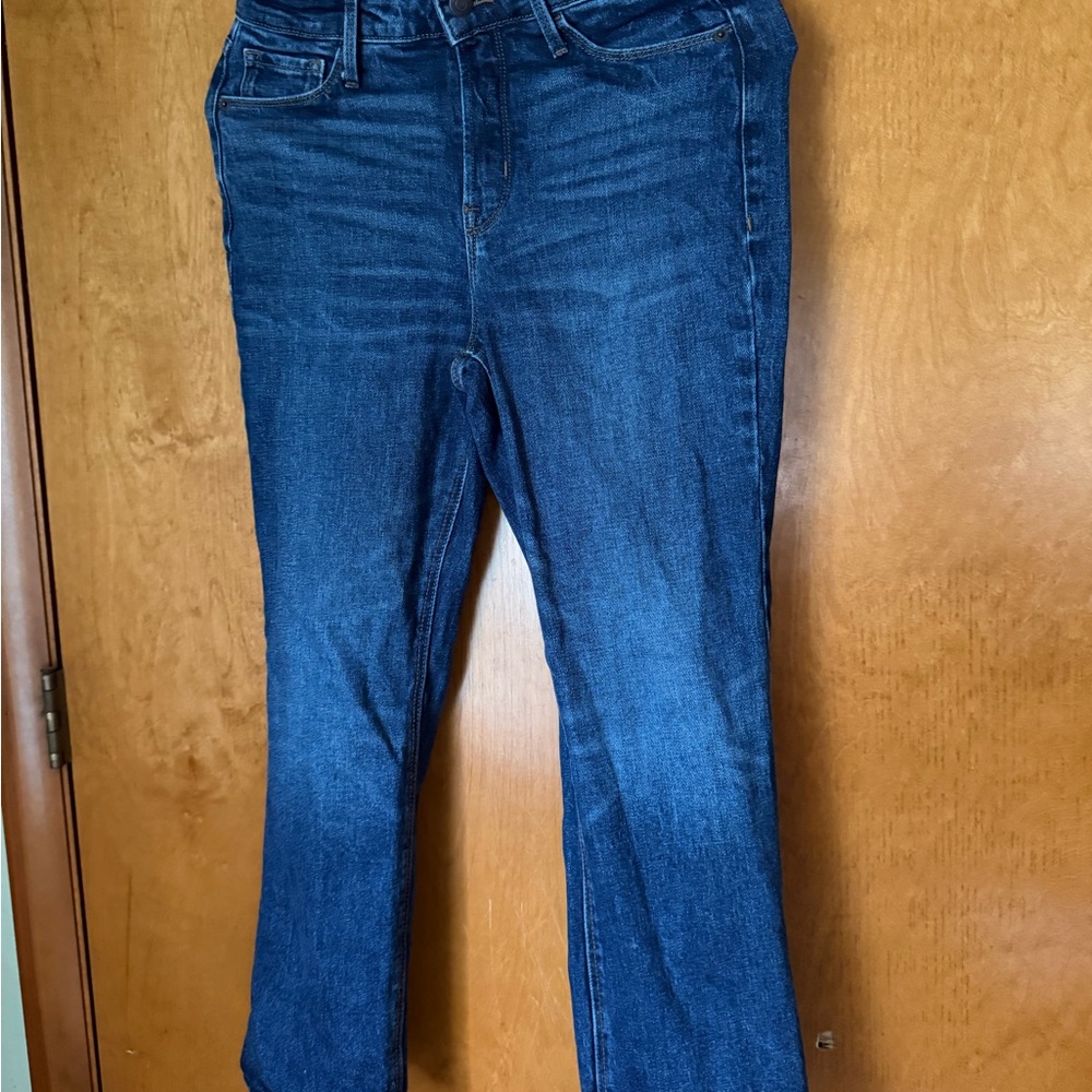 Old Navy Women's Straight Leg Jeans - Deep Blue